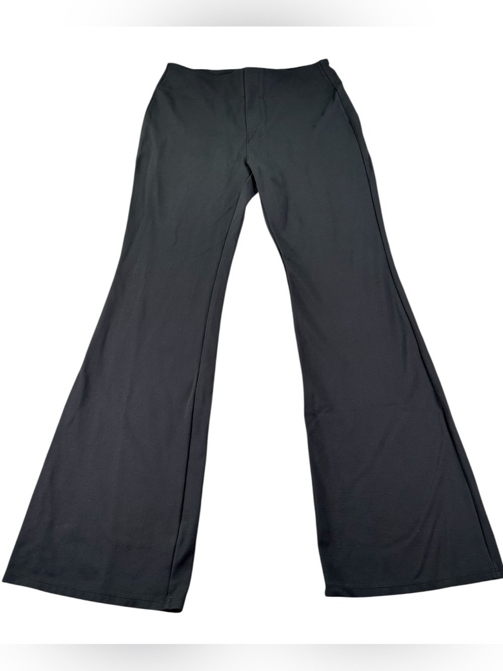 Halara Flex Work Pants Women’s L Tall Black High Waist Slight Flare Stretch